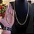 Corrente Peruana 8mm 70cm + Pulseira 21cm – Banhada a Ouro 18K - Imagem 6