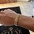 Pulseira Cadeado duplo 10mm 21cm – Banhada a Ouro 18K - Imagem 8