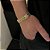 Pulseira Cadeado duplo 10mm 21cm – Banhada a Ouro 18K - Imagem 6
