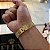 Pulseira Cadeado duplo 10mm 21cm – Banhada a Ouro 18K - Imagem 7