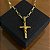 Pingente Cruz Enrolada Cravejada – Banhado a Ouro 18K - Imagem 4