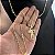 KIT CORRENTE CADEADO 3MM 60/70CM + PULSEIRA 21CM + PINGENTE CRUCIFIXO COM JESUS – Banhado a Ouro 18K - Imagem 2