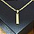 Pingente Plaquinha Paz – Banhado a Ouro 18K - Imagem 1