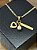 CORRENTE PIASTRINE ( 2mm - 50cm FEM ) + PINGENTE PAIXÃO - BANHADO A OURO 18K. - Imagem 4