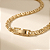 Pulseira piastrine 3mm 20cm – Banhada a Ouro 18K - Imagem 2