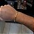 Pulseira Lacraia 3mm 20cm – Banhada a Ouro 18K - Imagem 3