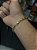 PULSEIRA TIJOLINHO ( 3mm - 8g-20CM) - FECHO GAVETA - BANHO DE OURO 18k. - Imagem 2