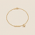 Pulseira 1mm 15cm – Banhada a Ouro 18K - Imagem 1