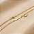 Pulseira 1mm 15cm – Banhada a Ouro 18K - Imagem 2