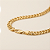 Pulseira Pitbull 4mm 21cm – Banhada a Ouro 18K - Imagem 2
