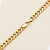 Pulseira Pitbull 6mm 21cm Fecho Mosquetão – Banhada a Ouro 18K - Imagem 2