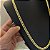 Corrente Lacraia 7mm 70cm – Banhada a Ouro 18K - Imagem 5
