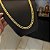Corrente Lacraia 7mm 70cm – Banhada a Ouro 18K - Imagem 3