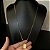 Corrente Rabo de Rato 1.8mm + Pingente Placa Pai e Filho – Escolha 60cm ou 70cm – Banhada a Ouro 18K - Imagem 2