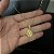 Corrente Tijolinho 1.5mm 50cm + Pingente Estrela – Banhada a Ouro 18K - Imagem 1