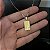Corrente Tijolinho 1.5mm 50,60 ou 70cm + Pingente Salmo 23 – Banhada a Ouro 18K - Imagem 1