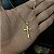 Corrente Cartier 1.5mm 50cm + Pingente Crucifixo Chapado com Jesus – Banhada a Ouro 18K - Imagem 1