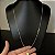 Corrente Cartier 1.5mm 50cm + Pingente Cruz – Banhada a Ouro 18K - Imagem 2