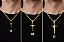 Pingente Crucifixo Premium Banhado a Ouro 18K – Tamanhos P, M e G - Imagem 2