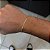 Corrente Cadeado Duplo 3mm 60cm ou 70cm + Pulseira 21cm – Banhada a Ouro 18K - Imagem 7