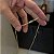 Corrente Cadeado Duplo 3mm 60cm ou 70cm + Pulseira 21cm – Banhada a Ouro 18K - Imagem 12