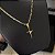Corrente Tijolinho alongada 3mm 50/60 ou 70cm + Pingente Cruz – Banhada a Ouro 18K - Imagem 5