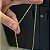 Corrente Cadeado 3mm 70cm + Pingente Cruz amarrada – Banhada a Ouro 18K - Imagem 7