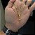 Corrente Cadeado 3mm 70cm + Pingente Cruz amarrada – Banhada a Ouro 18K - Imagem 1
