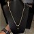 Corrente Cadeado duplo 3mm 60cm ou 70cm + Pingente Cruz amarrada – Banhada a Ouro 18K - Imagem 3