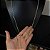 Corrente Tijolinho 3mm 60cm + Pulseira 21cm – Banhada a Ouro 18K - Imagem 1