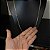 Corrente Cadeado 3mm 60cm + Pulseira 21cm – Banhada a Ouro 18K - Imagem 1