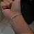 Corrente Cadeado 3mm 60cm + Pulseira 21cm – Banhada a Ouro 18K - Imagem 5