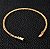 Pulseira Cadeado duplo 3mm 20cm – Banhada a Ouro 18K - Imagem 1