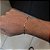 Pulseira Tijolinho alongado 3mm 20cm – Banhada a Ouro 18K - Imagem 1