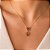 Corrente Veneziana 2mm 50cm + Pingente Pingente – Banhada a Ouro 18K - Imagem 1