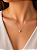 CORRENTE VENEZIANA ( 2mm - 50cm FEM ) + PINGENTE PONTO DE LUZ CRAVEJADO EM ZIRCONIA PREMIUM - BANHADO A OURO 18K. - Imagem 1