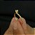 Anel com Zircônia Central – Banhado a Ouro 18K - Imagem 3
