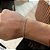 Pulseira Lacraia 3mm 20cm – Banhada a Ouro 18K - Imagem 2