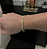 Pulseira Cadeado duplo 5mm 21cm – Banho Ouro 18k - Imagem 2