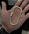 Pulseira Cadeado duplo 5mm 21cm – Banho Ouro 18k - Imagem 5
