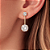 Brinco Virgínia Ponto De Luz Duplo 8mm 12mm Feminino – Banho Ouro 18k - Imagem 1