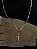 Corrente Piastrine 2mm 50/60 ou 70cm + Pingente Crucifixo com jesus – Banho Ouro 18k - Imagem 4