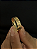 Aliança Modelo Reta com Quatro Frisos Paralelos – Feita em Moeda Antiga com Banho de Ouro 18K - Imagem 1