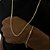 Corrente lacria 3mm 70cm + Pulseira 21cm – Banho Ouro 18k - Imagem 5