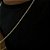 Corrente lacria 3mm 70cm + Pulseira 21cm – Banho Ouro 18k - Imagem 4