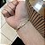 Pulseira Flat dupla 4mm 21cm Fecho Gaveta – Banhada a Ouro 18K - Imagem 10