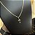 Corrente Piastrine 2mm 70cm + Pingente Crucifixo com Jesus pp – Banhada a Ouro 18K - Imagem 6