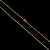 CORRENTE VENEZIANA( 1.5MM- 70CM)- 8G - BANHO DE OURO 18K - Imagem 1