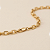Pulseira Cadeado de Quina3mm 20cm – Banhada a Ouro 18K - Imagem 4