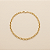 Pulseira Cadeado de Quina3mm 20cm – Banhada a Ouro 18K - Imagem 3